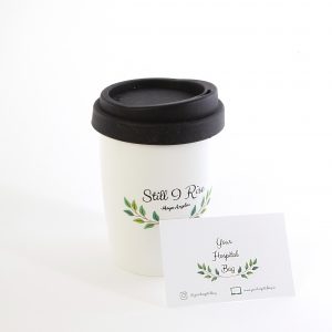 "Still I Rise' Porcelain Travel Cup